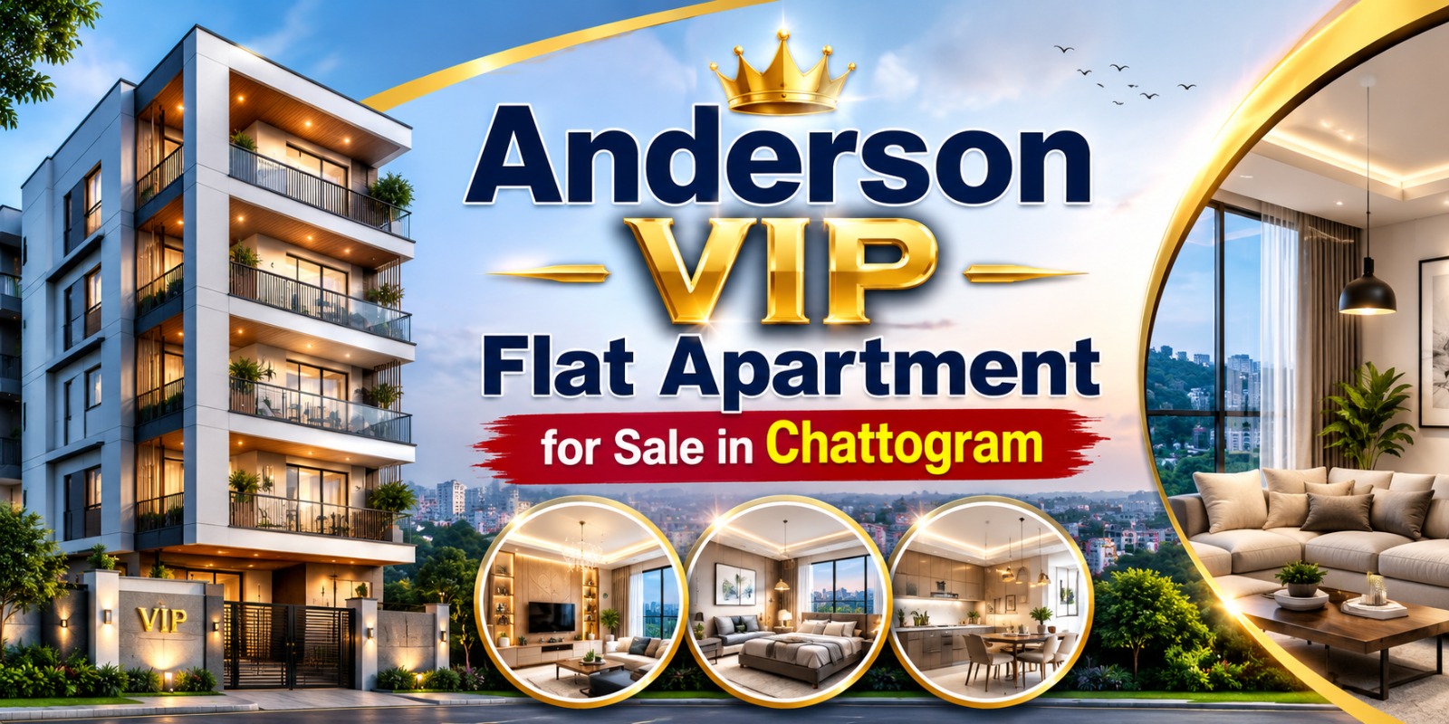 Anderson VIP Flat Apartment for Sale in Chattogram