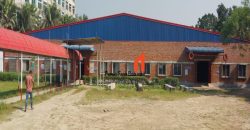 1,24,000 sft Factory Shed with 2,00,000 sft Open Land for Rent in Zirabo, Ashulia